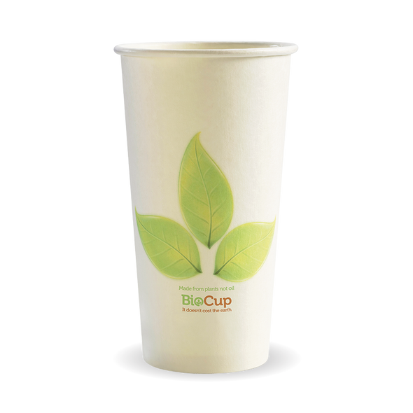 Single Wall Green Leaf BioCup